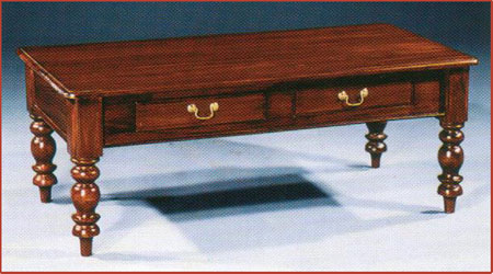 Colonial Coffee Table with Drawer